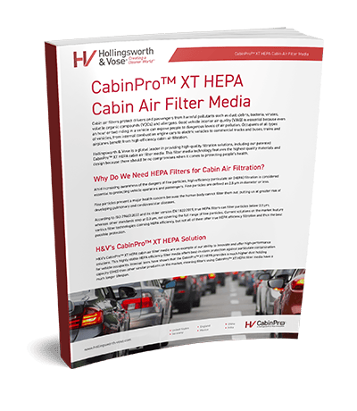 Cabinpro-xt Hepa Cabin Air Filter Media: Image Of Cabinpro-xt Brand Hepa Cabin Air Filter Media.