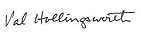 Val hollingsworth signature